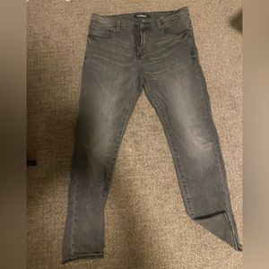 Men’s Athletic Slim Express Black Jeans